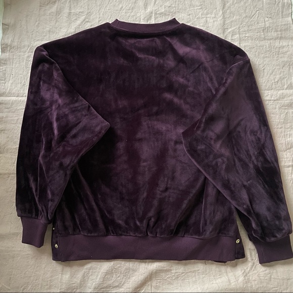 FAIRPLAY BEET VELVET SWEATER - Picture 8 of 10